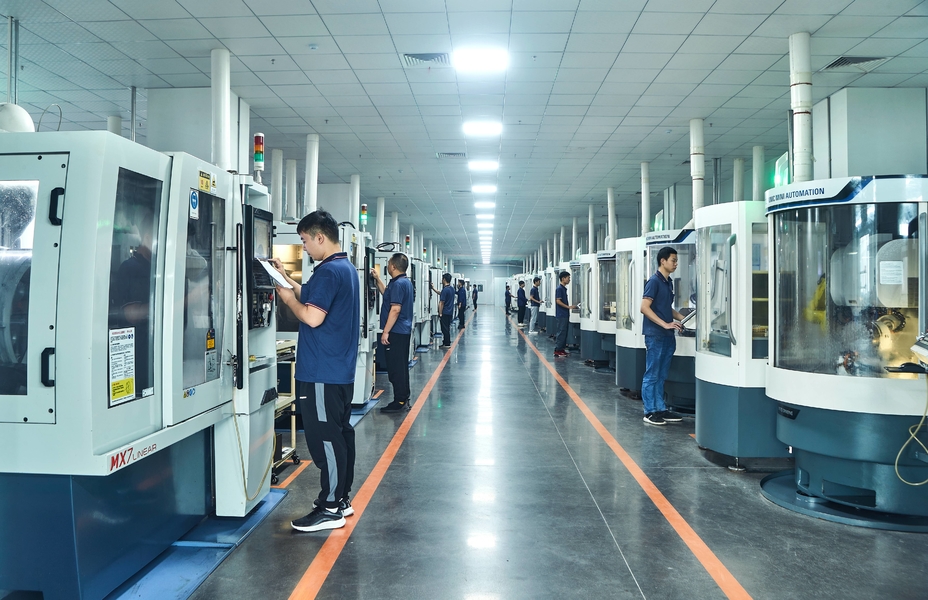 Suzhou Tuoertai Precision Technology Co., Ltd linea di produzione del fabbricante
